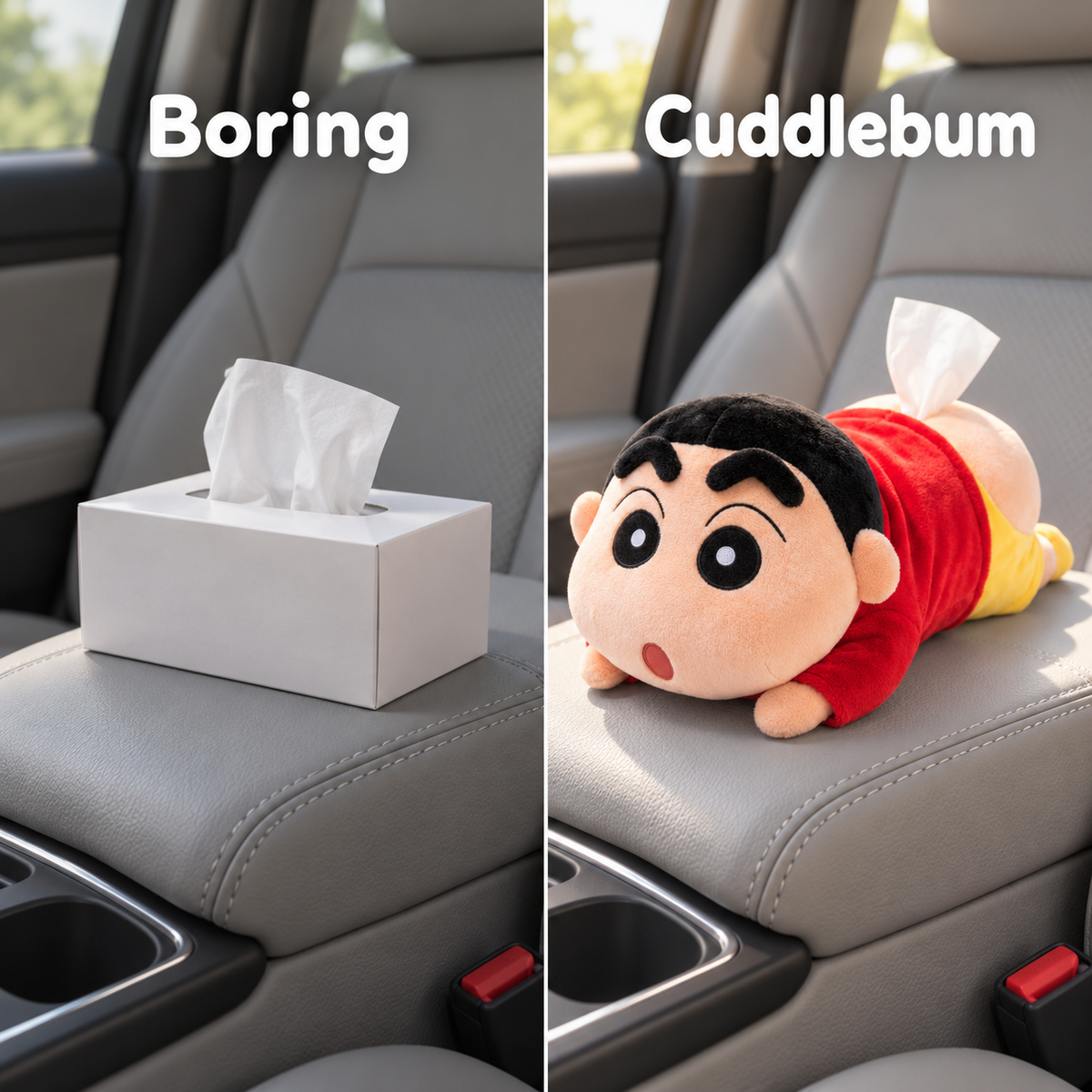 Plush Tissue Box That Makes You Smile