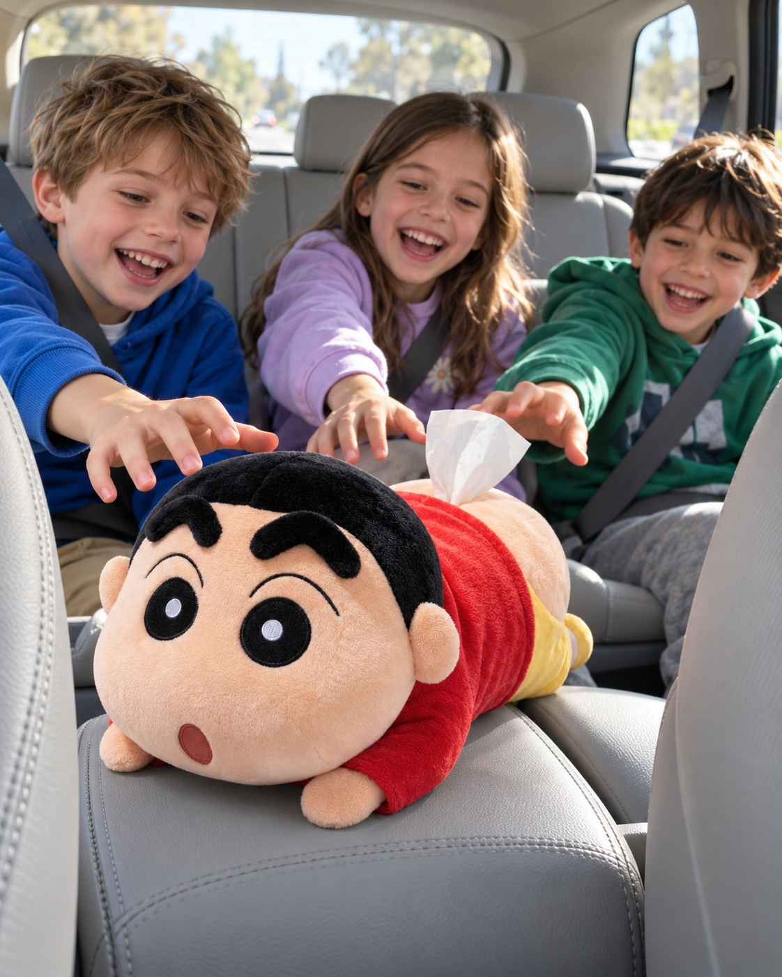 Plush Tissue Box That Makes You Smile